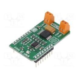 1 pcs x MIKROE - FAN 3 CLICK - Click board, fan controller, I2C, MIC29152,MIC74, 3.3VDC