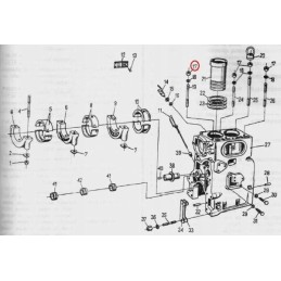 Head bolt nut, class 8 8 m16 c 330