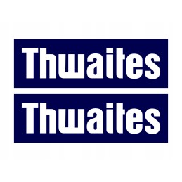 Sticker decals thwaites dump truck 3 6 t