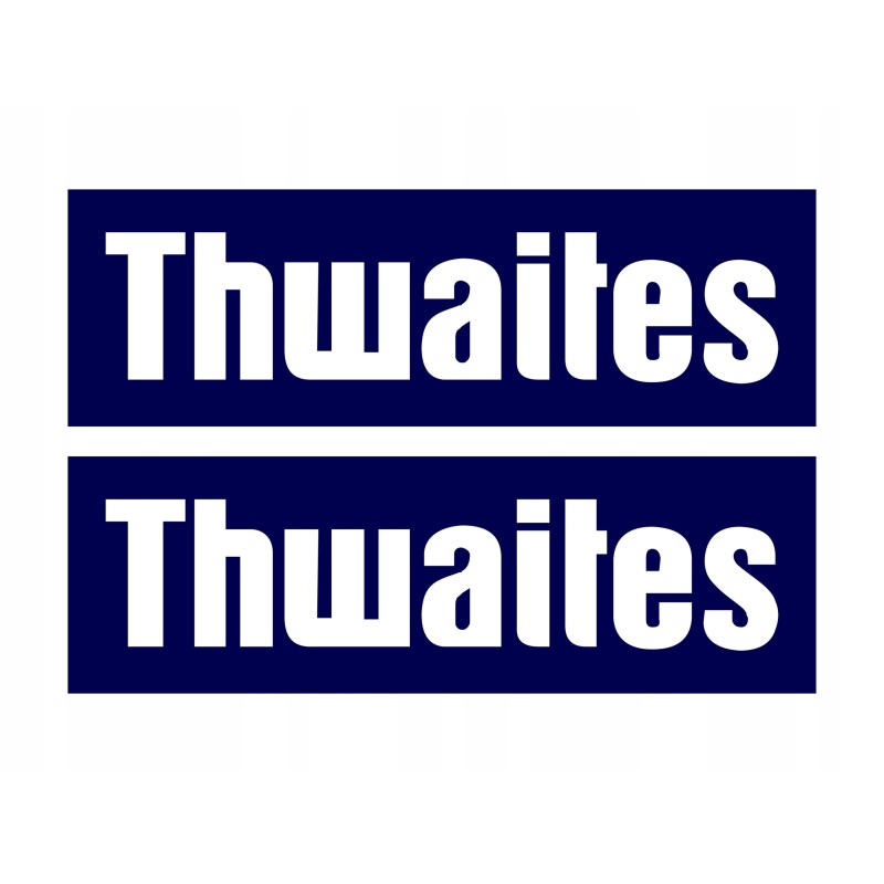 Sticker decals thwaites dump truck 3 6 t