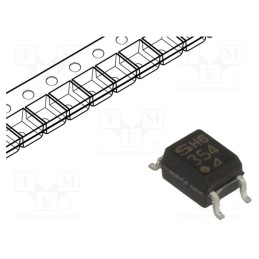 1 pcs x SHARP - PC354NJ0000F - Optocoupler, SMD, Ch: 1, OUT: transistor, Uinsul: 3.75kV, Uce: 80V
