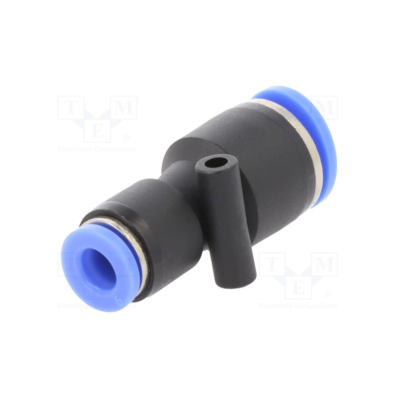 2 pcs x PNEUMAT-136.1006 - Push-in fitting, straight,inline splice,reductive, -0.95÷15bar