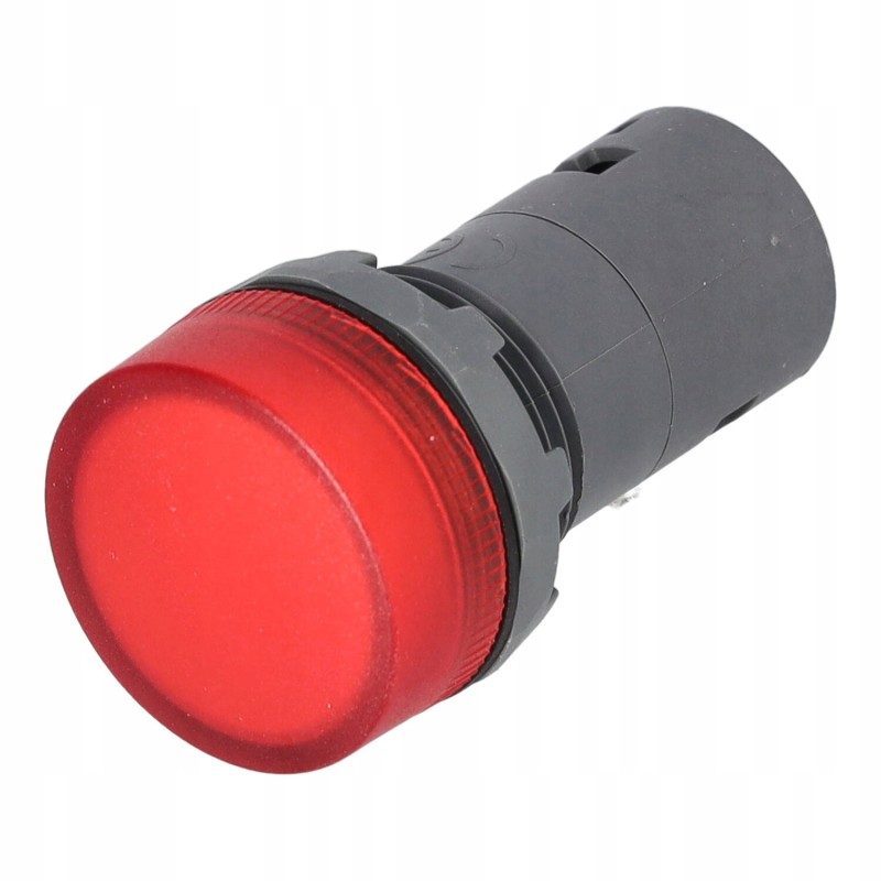 Red LED 22mm 24v flat indicator lamp