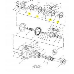 Cat brake spacer 9r2477