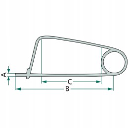 Safety pin 4 mm 20023423