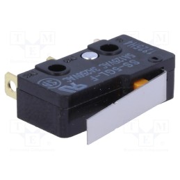 1 pcs x OMRON OCB - SS-5GL-F - Microswitch SNAP ACTION, 5A/250VAC, with lever, SPDT, ON-(ON)