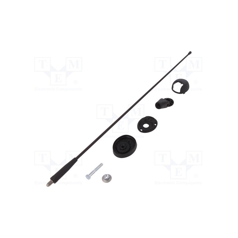 1 pcs x CALEARO - 7657021 - Antenna, car top, 0.41m, AM,FM, Alfa Romeo,Fiat,Lancia