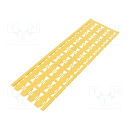 320 pcs x WEIDMu00dcLLER - VT SFX 9/24 MC NE GE V0 - Label, 7÷40mm, polyamide 66, yellow, -50÷120°C, VT SFX, cable ties