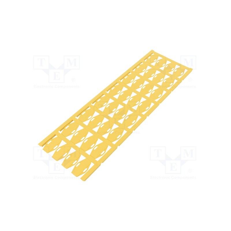 320 pcs x WEIDMu00dcLLER - VT SFX 9/24 MC NE GE V0 - Label, 7÷40mm, polyamide 66, yellow, -50÷120°C, VT SFX, cable ties