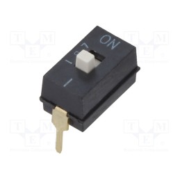 1 pcs x OMRON OCB - A6TN1104 - Switch: DIP-SWITCH, Poles number: 1, ON-OFF, 0.025A/24VDC, Pos: 2