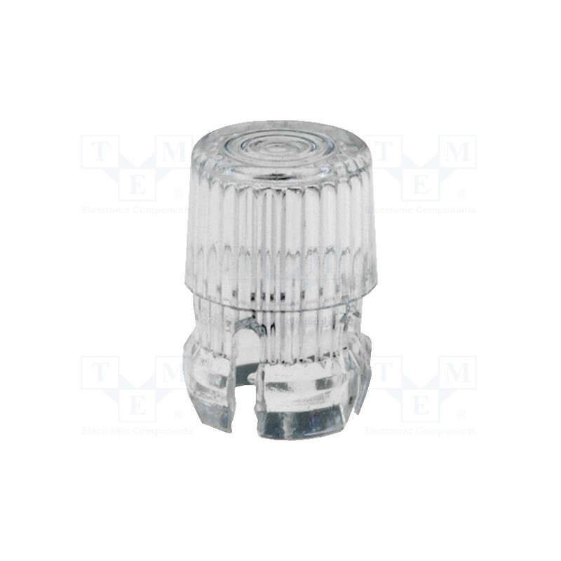 2 pcs x KEYSTONE - 8653 - LED lens, round, transparent, 3mm