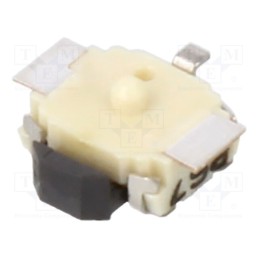 1 pcs x OMRON OCB - B3U3100PB - Microswitch TACT, SPST-NO, Pos: 2, 0.05A/12VDC, SMT, none, 1.59N