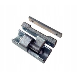Aluminum side wall hinge L100, set with washer
