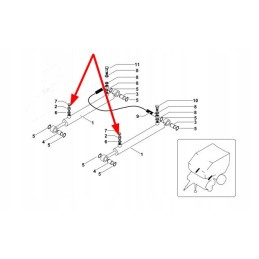Kb3320186 hydraulic cylinder reduction