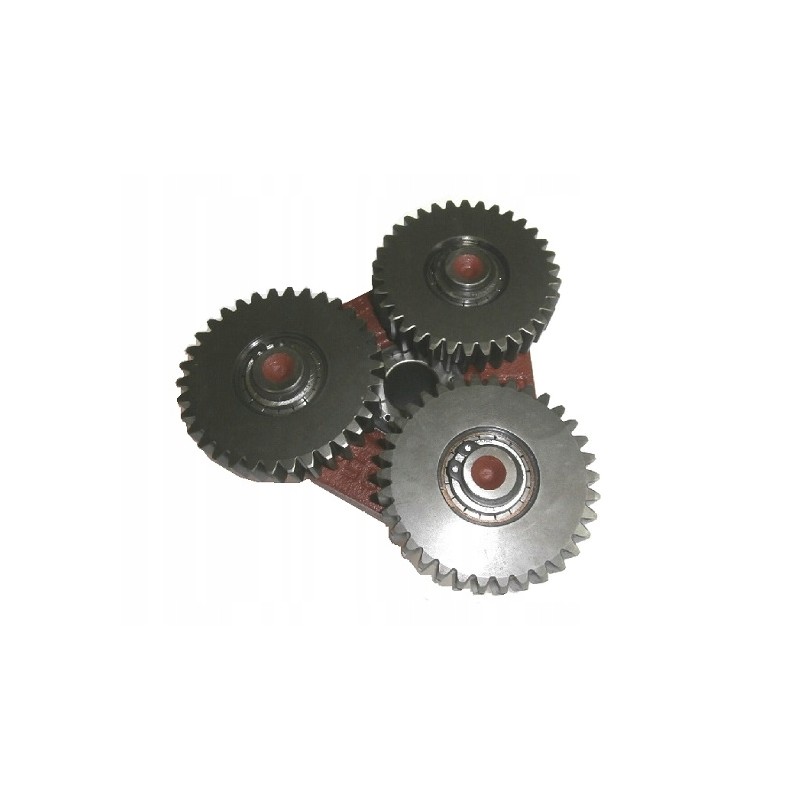 The first row of satellites of the Wacker Neuson 50z3 final drive