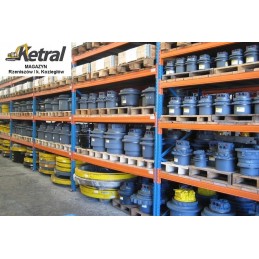 The first row of satellites of the Wacker Neuson 50z3 final drive