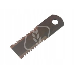 Toothed forage harvester knife 173x50x4mm fi18mm 9510635
