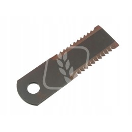 Toothed forage harvester knife 173x50x4mm fi18mm 9510635