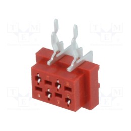 2 pcs x Amphenol Communications Solutions - TMM-5-0-04-2 - Wire-board, socket, female, PIN: 4, THT, on PCBs, 30V, 1A, -40÷105°C