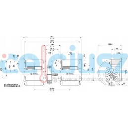 Blower spal 006 b40 vll 22 4 speed ra4vcv 24v