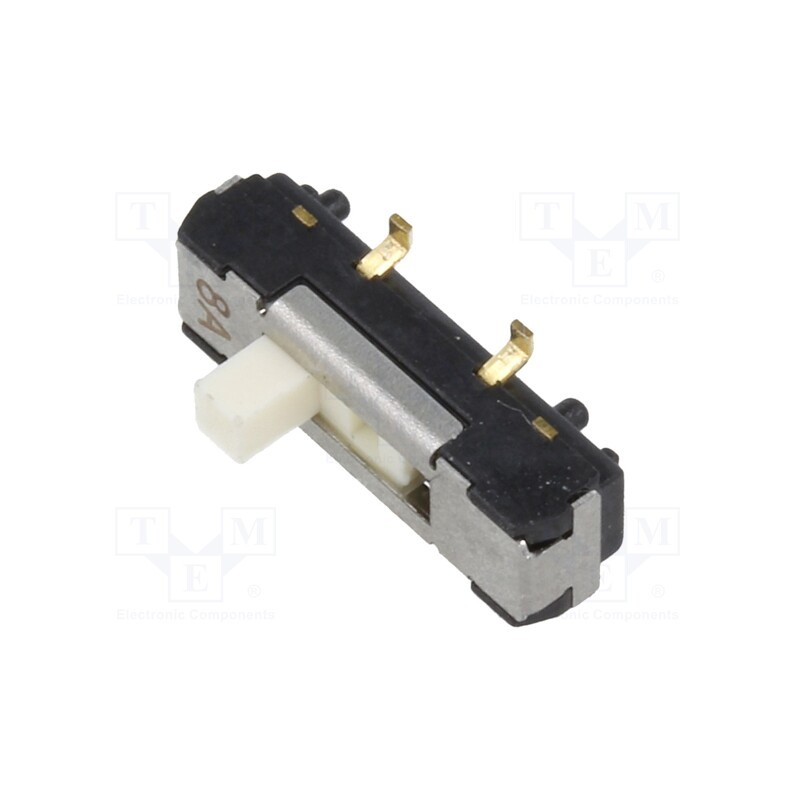 1 pcs x Nidec Copal Electronics - CL-SB-13B-02 - Switch: slide, Pos: 2, SP3T, 0.2A/12VDC, ON-ON, SMT, Leads: straight
