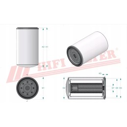 Hifi filter t 1637 engine oil filter