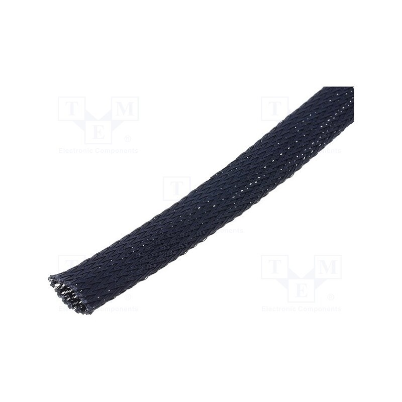 400 m x CYG/KTG - CYG-PET6 - Polyester braid, ØBraid : 5.5÷11mm, polyester, black, -70÷125°C