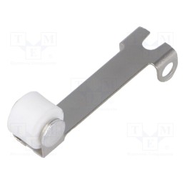 2 pcs x ZF - 7140260 - Lever with roller, 19mm, DC series, Colour: silver, DC