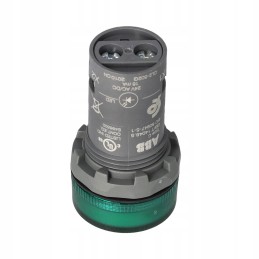 Green LED 22mm 24v flat control lamp