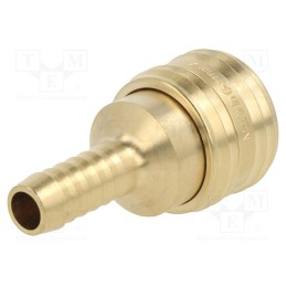 1 pcs x PNEUMAT-ES 9 T - Quick connection coupling, 0÷35bar, brass, 55mm, 1000l/min