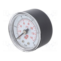 1 pcs x PNEUMAT-M40A.PL010G18 - Manometer, 0÷10bar, non-aggressive liquids,inert gases, 40mm
