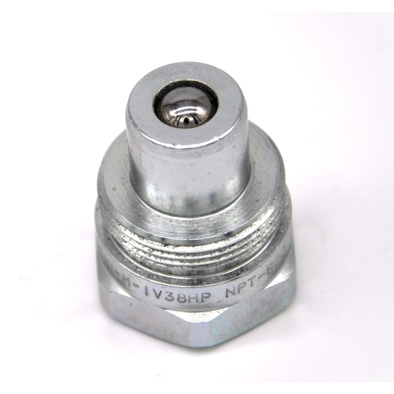 Flat face 3 8 m quick connector iv38hp npt stucchi