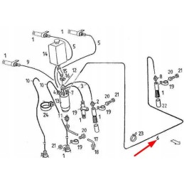 Pa d6 3450 lubrication pipe diameter 6 mm