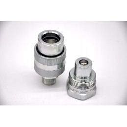 Flat face quick connector 1 4 m iv14hp npt stucchi