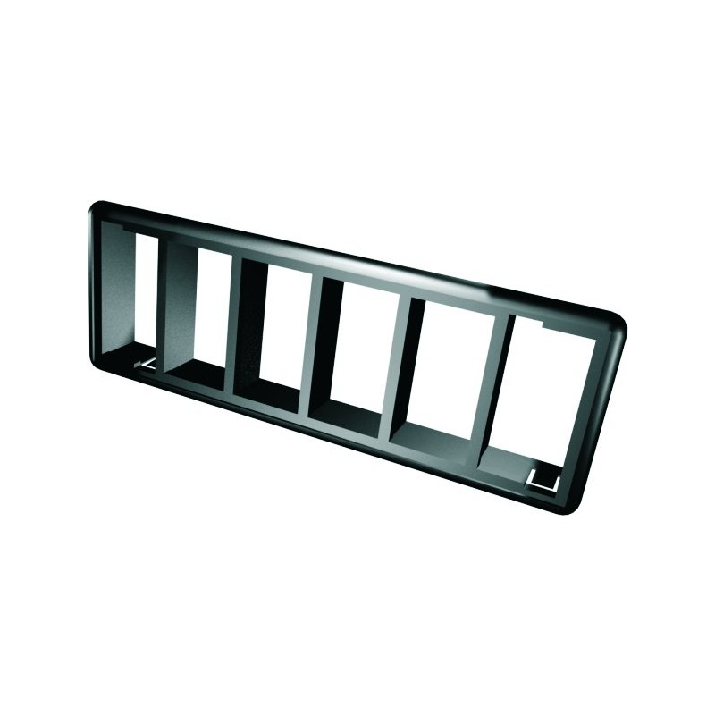 Panel holder frame for 6 switch buttons