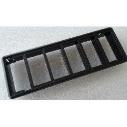 Panel holder frame for 6 switch buttons