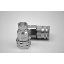 The flat face 3 4 unf quick connector has 9 stucchi