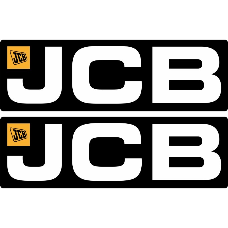 Stickers JCB excavator loader mini excavator 76cm