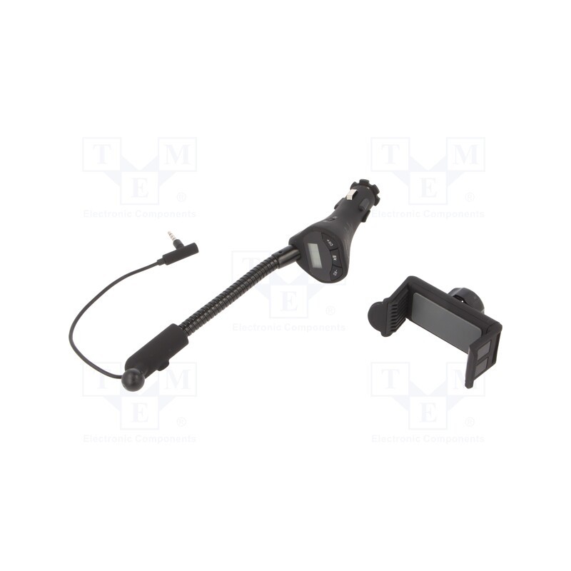 1 pcs x GEMBIRD - TA-CHU3 - FM transmitter, Jack 3.5mm socket,USB A socket, 5V/3.1A, black