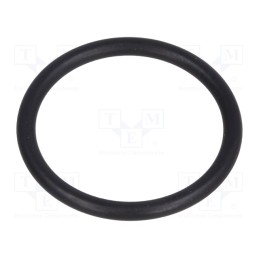 10 pcs x HUMMEL - 1.321.2000.57 - O-ring gasket, NBR rubber, Thk: 1.8mm, Øint: 17mm, M20, black