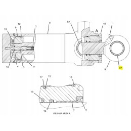 Cat backhoe loader swing cylinder bushing
