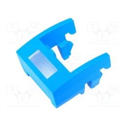 1 pcs x MEC - 2B001 - Bezel with window, blue, plastic