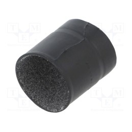 1 pcs x TE Connectivity - 202K111-25/225-0 - Heat shrink boot, straight,glued, 17mm, L: 39mm, black, -75÷175°C
