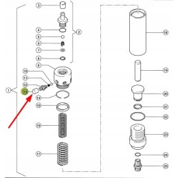 241383 1 chain lubrication pump screw cap
