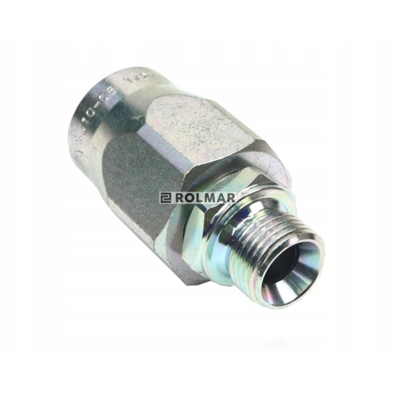 Hydraulic swivel linear connector 3 8