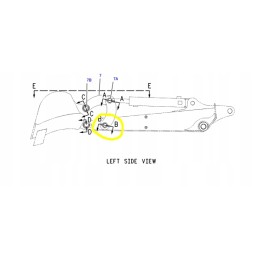 Cat mini excavator bucket link cva pin