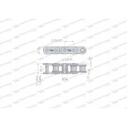 Chain 08b 1 72ps, net binding, sipm roll