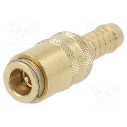 1 pcs x PNEUMAT-ESHM 9 TLAB - Quick connection coupling, max.15bar, Features: with valve