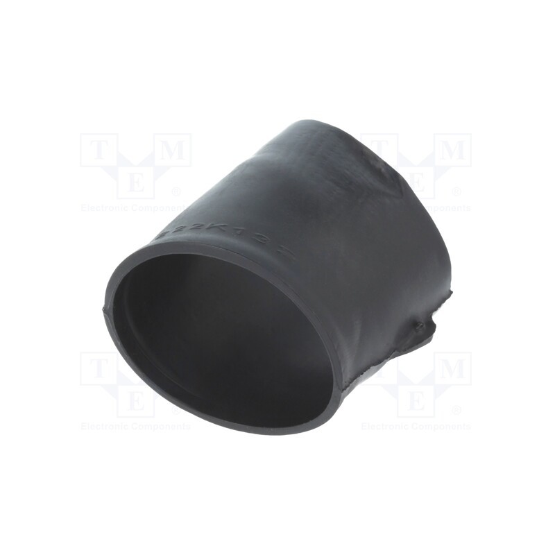 1 pcs x TE Connectivity - 222K132-25-0 - Heat shrink boot, glueless,angular, 14mm, black, -75÷150°C