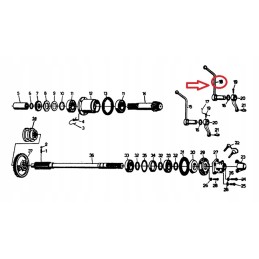 Ursus C 330 pump drive shaft